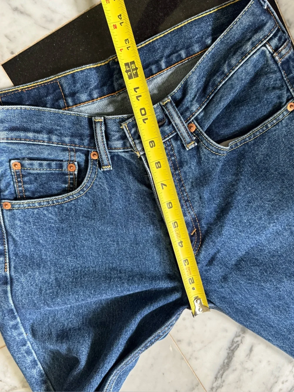 Levi's 505 Regular Fit Straight Leg Blue Jeans 29 x 30 Classic Rugged workwear